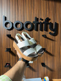 Brooklyn Cork Low Sandal (Chalk)