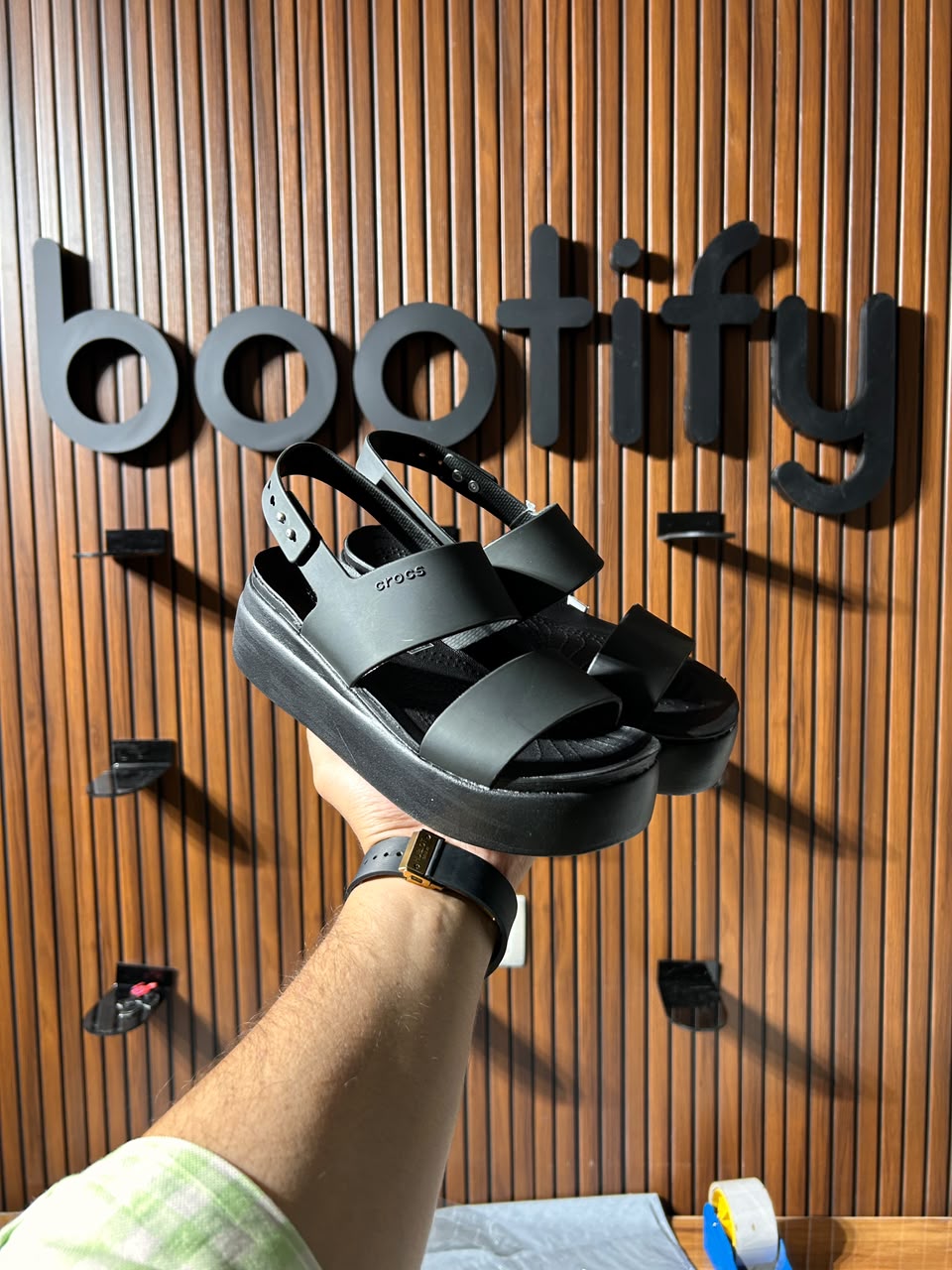 Brooklyn 4U Low Sandal (Full Black)