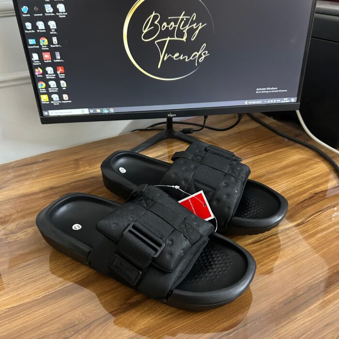 #Nikx Off Court Adjust Sport Wear Slides (Black)