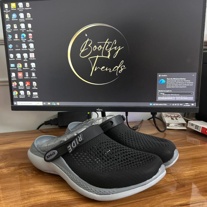 Crocx Literide 360 Clogs (Black Grey)